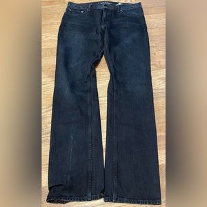Banana Republic 34 x 34 Vintage Straight‎ Dark Wash Denim Mens Jeans